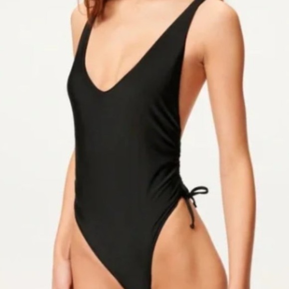 NWOT Good American Black Swimsuit SIZE 0/ XS - Picture 2 of 15